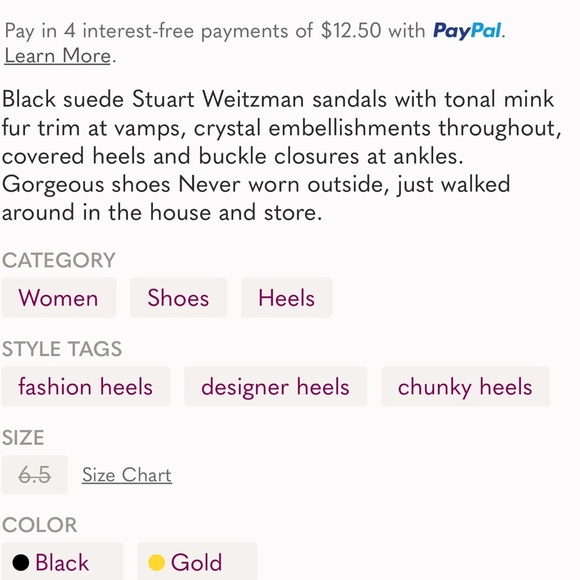 Stuart Weitzman Embellished Suede Fur Sandal Heels - Picture 15 of 15